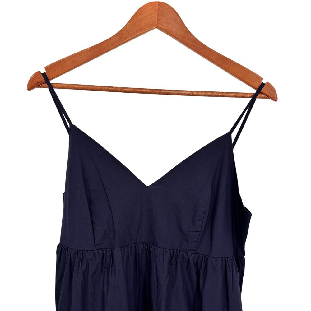 QUINCE NWT Organic Cotton Sleeveless Maxi Dress in Navy // S - Picture 5 of 12